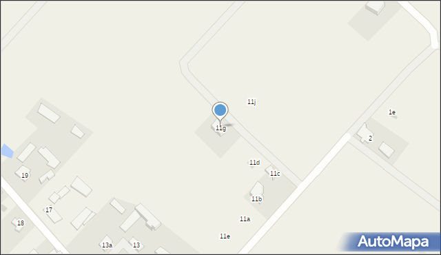 Zwierzewo, Zwierzewo, 11g, mapa Zwierzewo