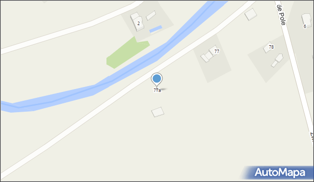 Zwierzno, Zwierzno, 77a, mapa Zwierzno