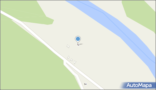 Zwierzyń, Zwierzyń, 74, mapa Zwierzyń