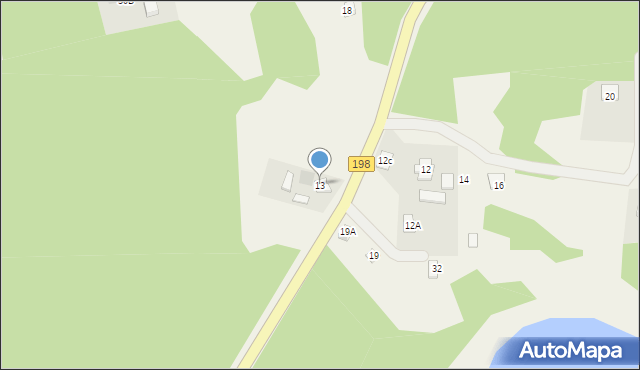 Zwierzyniec, Zwierzyniec, 13, mapa Zwierzyniec