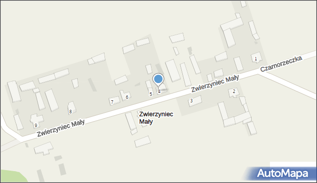 Zwierzyniec Mały, Zwierzyniec Mały, 4, mapa Zwierzyniec Mały