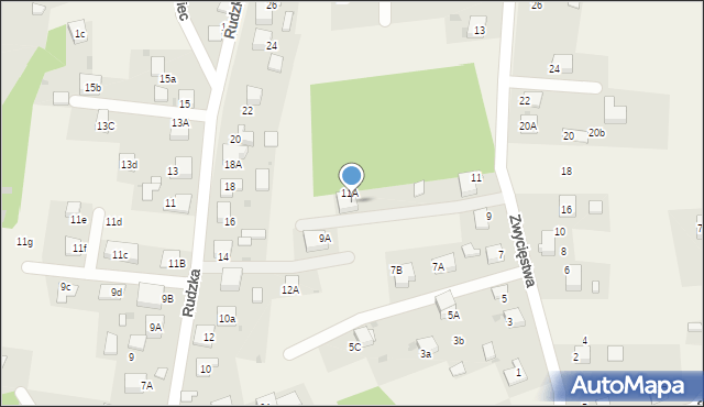 Zwonowice, Zwycięstwa, 11b, mapa Zwonowice