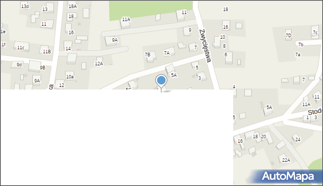 Zwonowice, Zwycięstwa, 3a, mapa Zwonowice