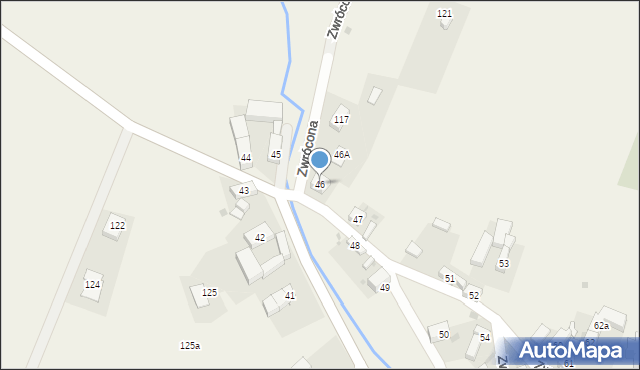 Zwrócona, Zwrócona, 46, mapa Zwrócona