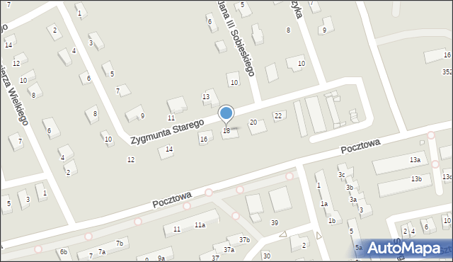 Bogatynia, Zygmunta I Starego, 18, mapa Bogatynia