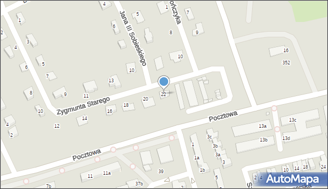 Bogatynia, Zygmunta I Starego, 22, mapa Bogatynia
