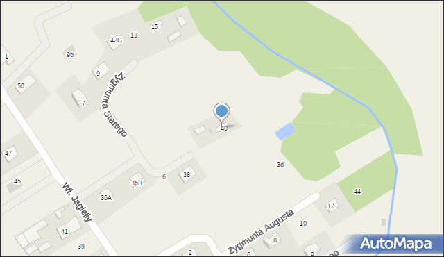 Chylice, Zygmunta I Starego, 10A, mapa Chylice