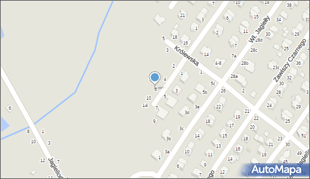 Dęblin, Zygmunta I Starego, 6, mapa Dęblin