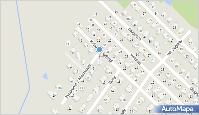 Dęblin, Zyndrama z Maszkowic, 1, mapa Dęblin