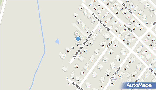 Dęblin, Zyndrama z Maszkowic, 14, mapa Dęblin