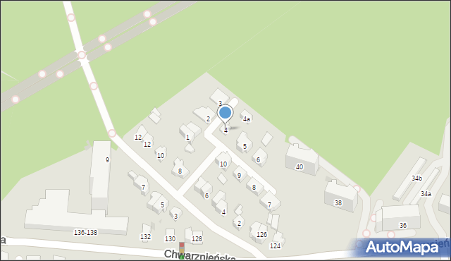 Gdynia, Żywiczna, 4, mapa Gdyni