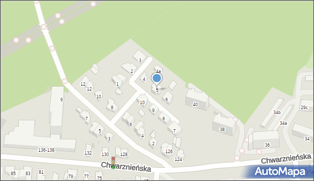 Gdynia, Żywiczna, 5, mapa Gdyni