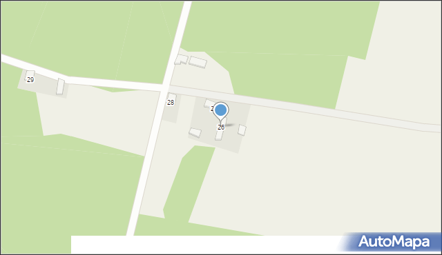 Gertrudów, Zygmuntów, 26, mapa Gertrudów