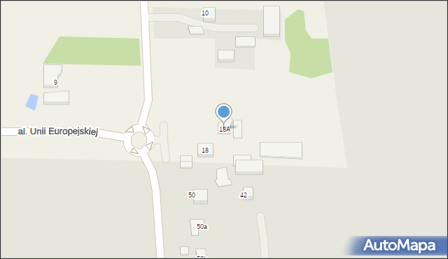 Grabce Józefpolskie, Żyrardowska, 18A, mapa Grabce Józefpolskie