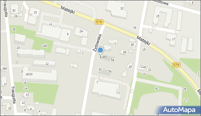 Grodzisk Mazowiecki, Żydowska, 5, mapa Grodzisk Mazowiecki