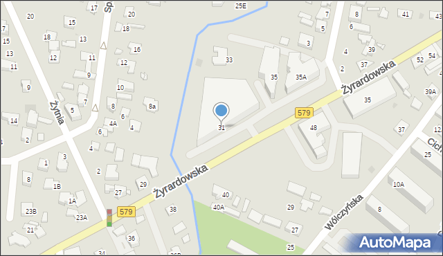 Grodzisk Mazowiecki, Żyrardowska, 31, mapa Grodzisk Mazowiecki