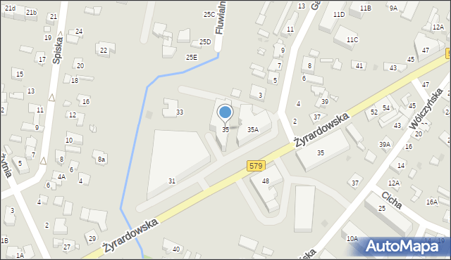 Grodzisk Mazowiecki, Żyrardowska, 35, mapa Grodzisk Mazowiecki