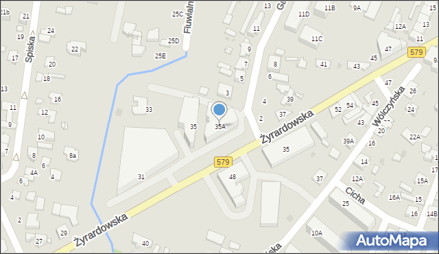 Grodzisk Mazowiecki, Żyrardowska, 35A, mapa Grodzisk Mazowiecki