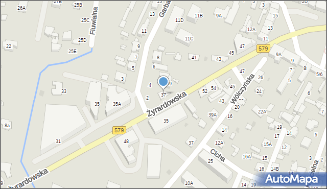 Grodzisk Mazowiecki, Żyrardowska, 37, mapa Grodzisk Mazowiecki