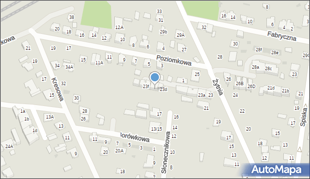Grodzisk Mazowiecki, Żytnia, 23e, mapa Grodzisk Mazowiecki