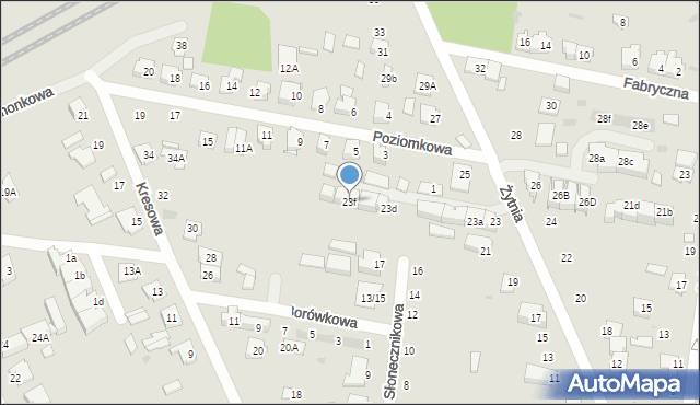 Grodzisk Mazowiecki, Żytnia, 23f, mapa Grodzisk Mazowiecki