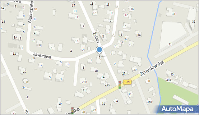 Grodzisk Mazowiecki, Żytnia, 3, mapa Grodzisk Mazowiecki