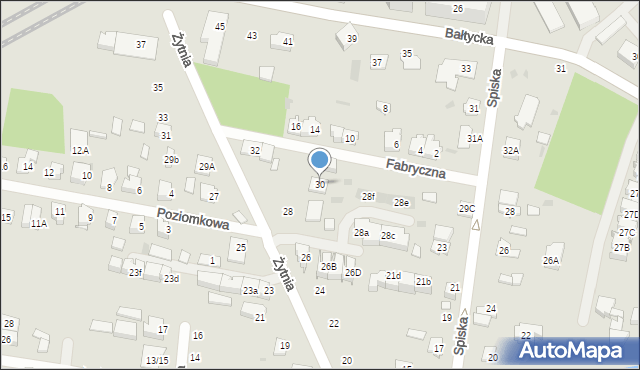 Grodzisk Mazowiecki, Żytnia, 30, mapa Grodzisk Mazowiecki