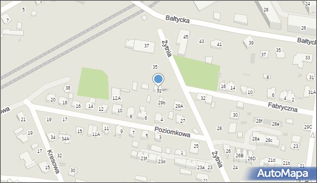 Grodzisk Mazowiecki, Żytnia, 31, mapa Grodzisk Mazowiecki