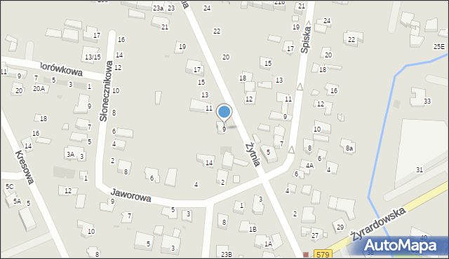 Grodzisk Mazowiecki, Żytnia, 9, mapa Grodzisk Mazowiecki