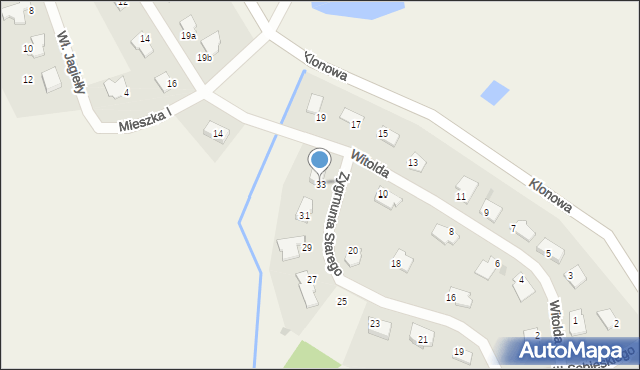 Jonkowo, Zygmunta I Starego, 33, mapa Jonkowo