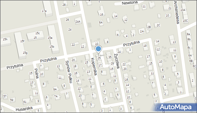 Kędzierzyn-Koźle, Życzliwa, 27, mapa Kędzierzyna-Koźle