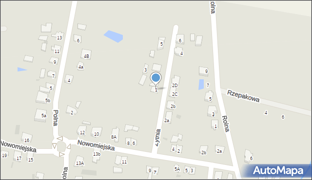 Kisielice, Żytnia, 1, mapa Kisielice