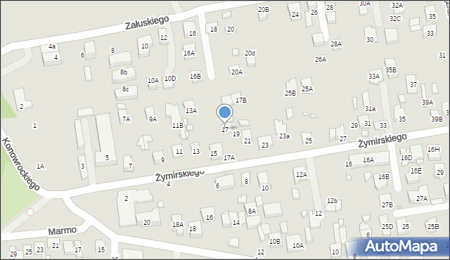 Kobyłka, Żymirskiego Franciszka, gen., 17, mapa Kobyłka