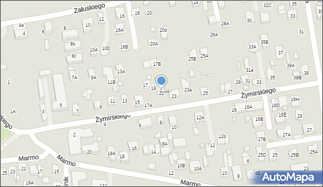 Kobyłka, Żymirskiego Franciszka, gen., 21, mapa Kobyłka