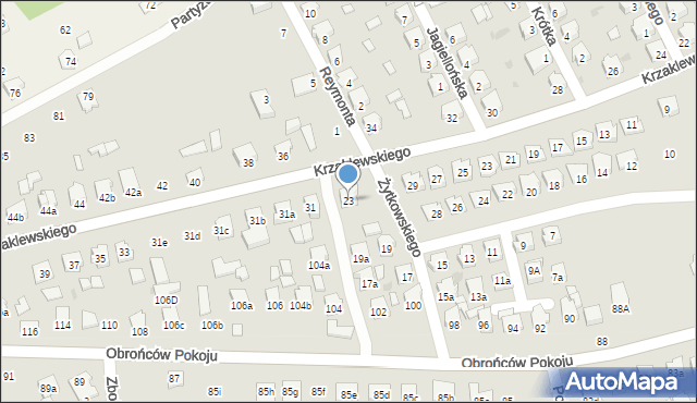 Kolbuszowa, Żytkowskiego, prof., 23, mapa Kolbuszowa