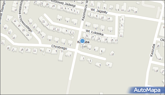 Konin, Zygmunta Augusta, 2, mapa Konina