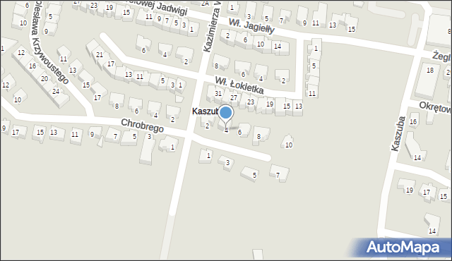 Konin, Zygmunta Augusta, 4, mapa Konina