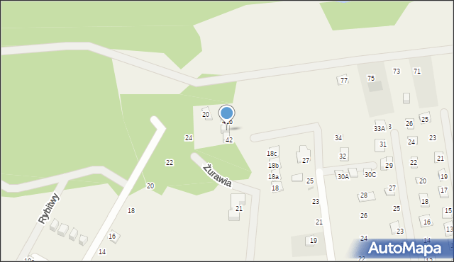 Kopalino, Żytnia, 42a, mapa Kopalino