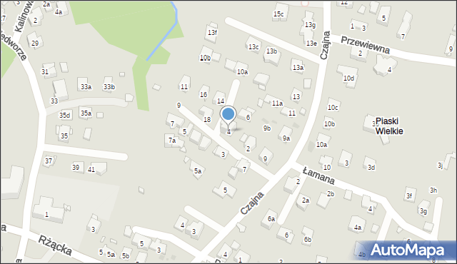 Kraków, Zyndrama z Maszkowic, 4, mapa Krakowa