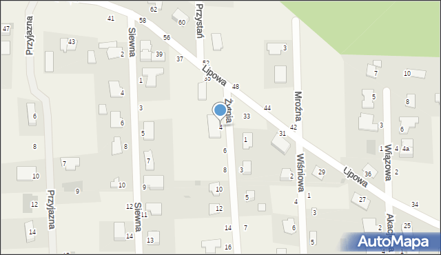 Kruszyn Krajeński, Żytnia, 4, mapa Kruszyn Krajeński