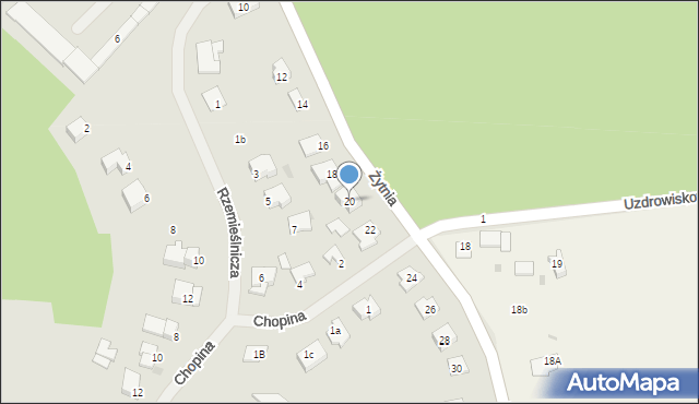 Lidzbark Warmiński, Żytnia, 20, mapa Lidzbark Warmiński