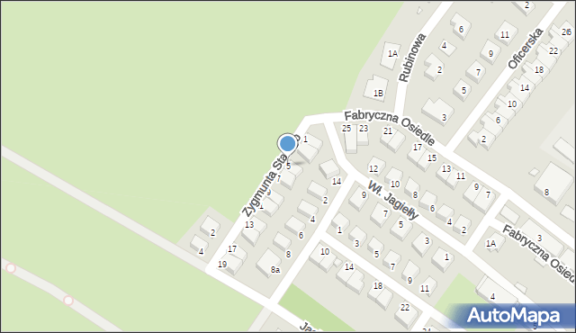 Lubań, Zygmunta I Starego, 5, mapa Lubań