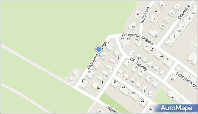 Lubań, Zygmunta I Starego, 7, mapa Lubań