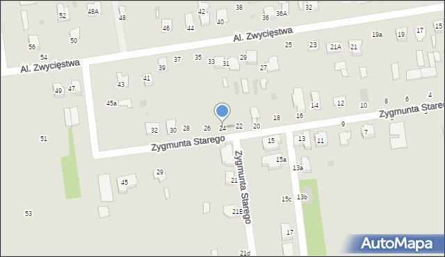 Lubartów, Zygmunta I Starego, 24, mapa Lubartów