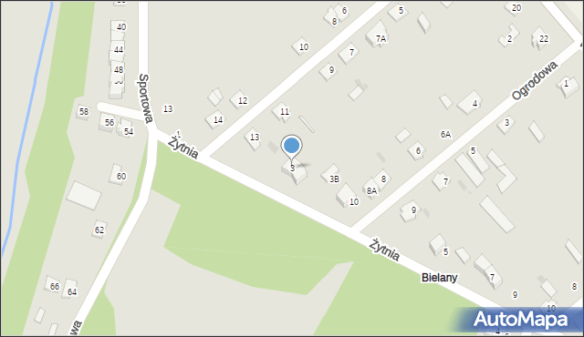 Maków Mazowiecki, Żytnia, 3, mapa Maków Mazowiecki
