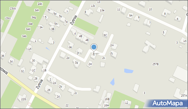 Marki, Żytnia, 2j, mapa Marki