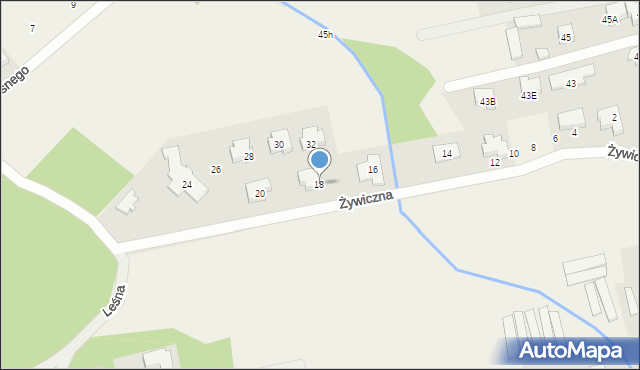 Michałów-Grabina, Żywiczna, 18, mapa Michałów-Grabina