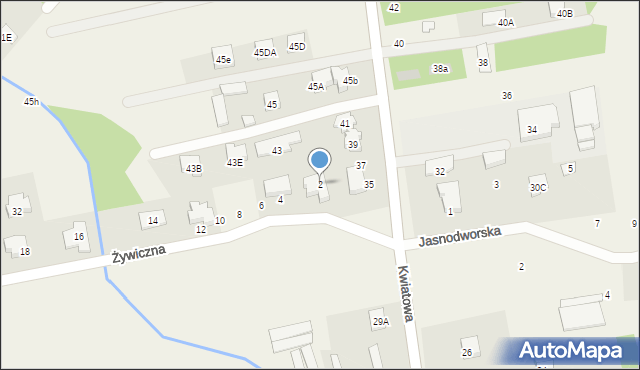 Michałów-Grabina, Żywiczna, 2, mapa Michałów-Grabina