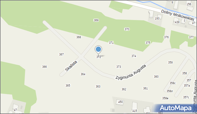 Mników, Zygmunta Augusta, 18, mapa Mników