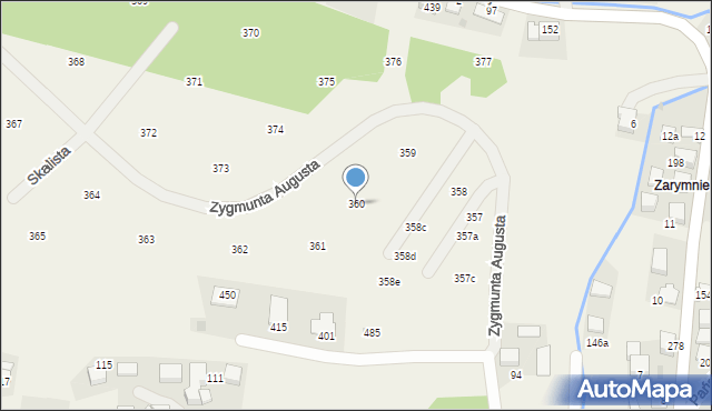 Mników, Zygmunta Augusta, 47, mapa Mników